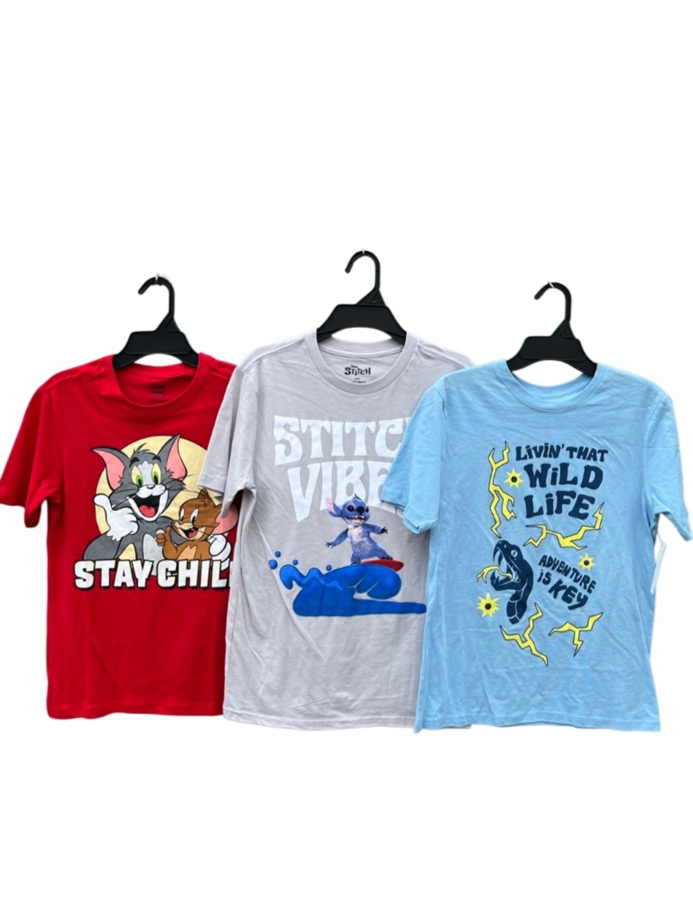 Graphic Short Sleeve Tee 3-Pack Size L